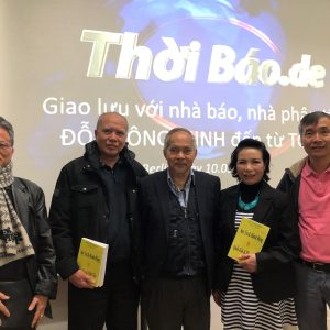 Giao lưu với nhà báo, nhà phân tích Đỗ Thông Minh đến từ Tokyo tại Thoibao.de (Berlin 10.03.2018)