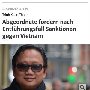 Các dân biểu Đức yêu cầu trục xuất thêm nhân viên ĐSQ Việt Nam và đóng băng các khoản viện trợ