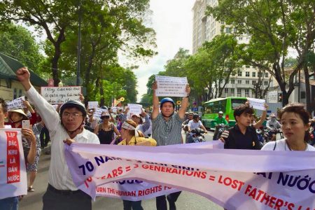Biểu tình tại Sài Gòn 10.6.2018