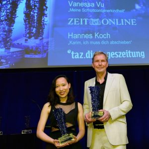 Nhà báo trẻ Vanessa Vũ được trao Giải thưởng Báo chí Theodor-Wolff danh giá nhất nước Đức