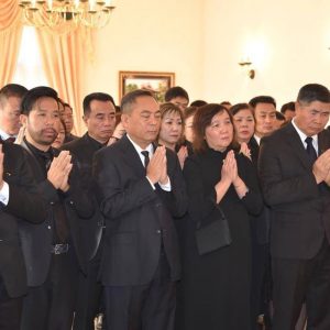 Đại sứ quán Việt Nam tại CHLB Đức ở Berlin tổ chức Lễ viếng và mở sổ tang cố Chủ tịch nước Trần Đại Quang. (Foto: 26/9/2018)