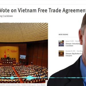 Tổ chức theo dõi, bảo vệ quyền con người trên toàn thế giới ( HRW ): ” Liên minh châu Âu hãy hoãn bỏ phiếu về Hiệp định Thương mại Tự do với Việt Nam”