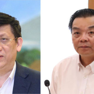 Vietnam Health Minister Nguyen Thanh Long and Hanoi Chairman Chu Ngoc Anh were probed, detained
