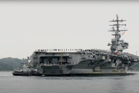 Why did “USS Ronald Reagan” cancel the visit to Vietnam?