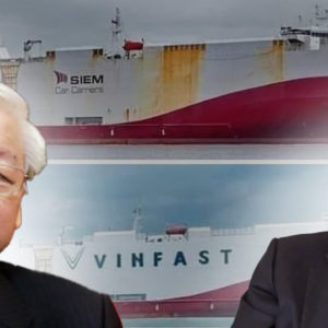 Con tàu mang chữ Vinfast – sơn hay photoshop