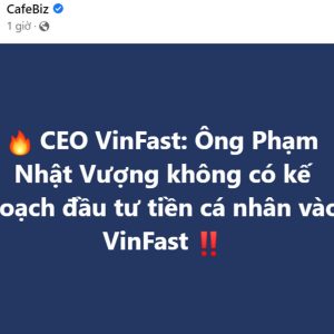 VinFast “burning furnace” is hungry for dollars, Vuong locks his pocket, group’s end is coming?
