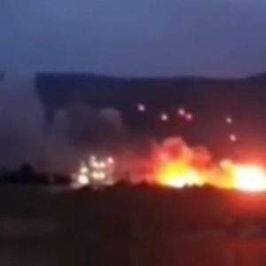 Sơ tán lớn sau vụ hỏa hoạn tại khu vực quân sự ở Crimea