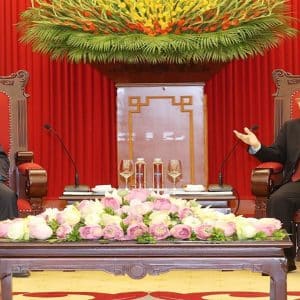 Why do Vietnamese leaders decide to upgrade diplomatic relations to highest level with United States?