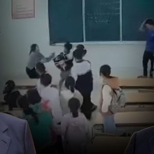 Truyền hình Hàn Quốc đưa tin về vụ học sinh bao vây cô giáo ở Tuyên Quang