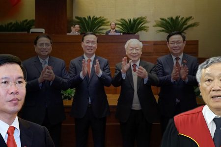 How is State President Thuong overshadowing other candidates for communist chief?