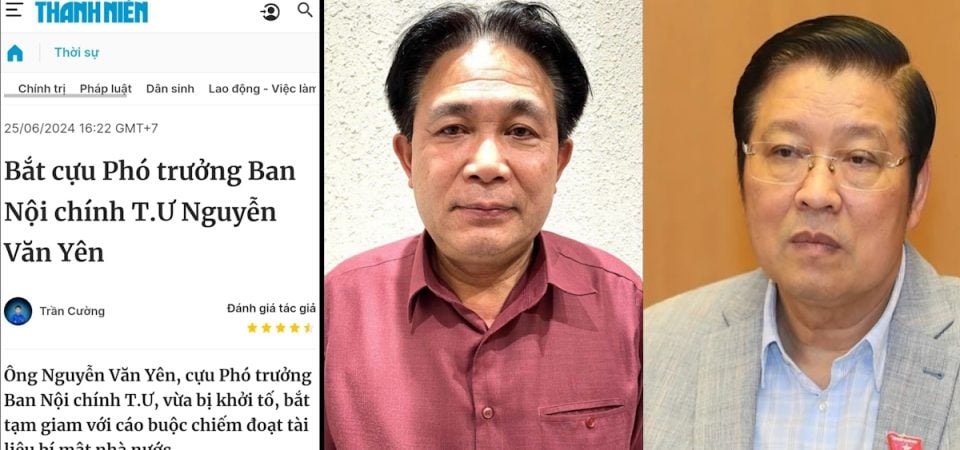 Mối liên hệ bí ẩn giữa gia đình Nguyễn Văn Yên và Trưởng ban Nội chính Trung ương Phan Đình Trạc