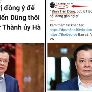 Đinh Tiến Dũng – Ủy viên Bộ Chính trị thứ bảy – đã bị Tô Lâm đốn ngã