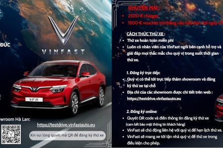 Tính đến cuối tháng 4, Vinfast không bán được một chiếc xe ô tô nào tại Đức