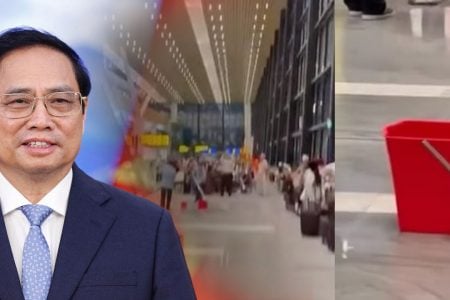 NHÀ GA T3 TÂN SƠN NHẤT 11 NGÀN TỶ BỊ DỘT SAU MƯA LỚN