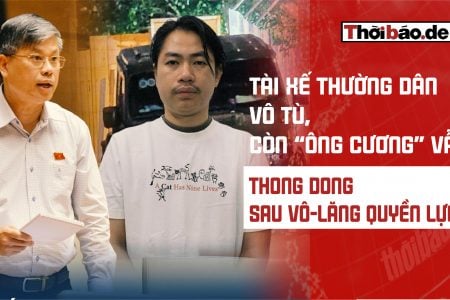 Tài xế thường dân vô tù, còn “ông Cương” vẫn thong dong sau vô-lăng quyền lực.