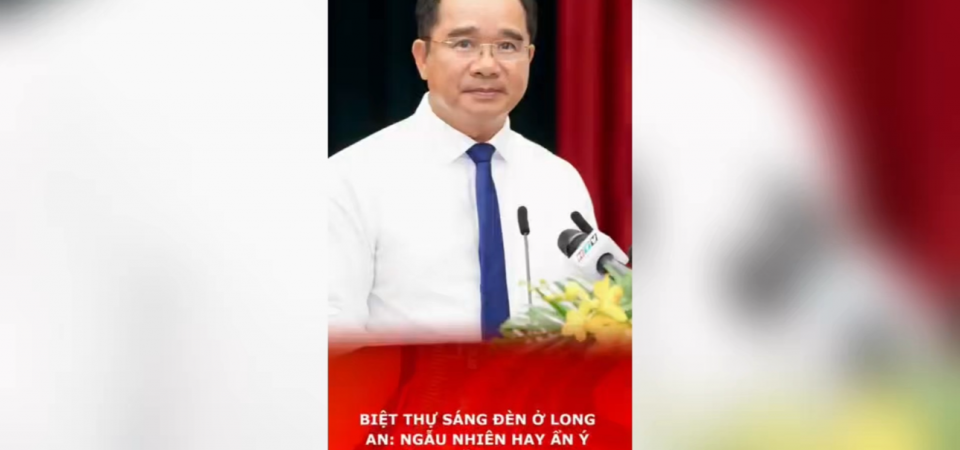 BIỆT THỰ SÁNG ĐÈN Ở LONG AN: NGẪU NHIÊN HAY ẨN Ý QUYỀN LỰC?