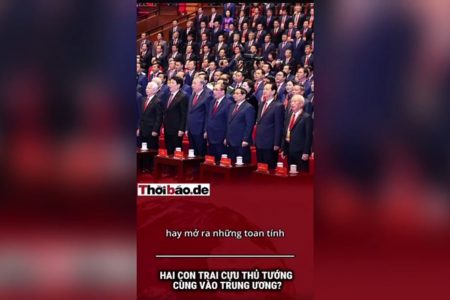 HAI CON TRAI CỰU THỦ TƯỚNG CÙNG VÀO TRUNG ƯƠNG?