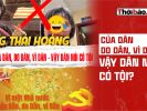 CỦA DÂN, DO DÂN, VÌ DÂN — VẬY DÂN NÓI CÓ TỘI?