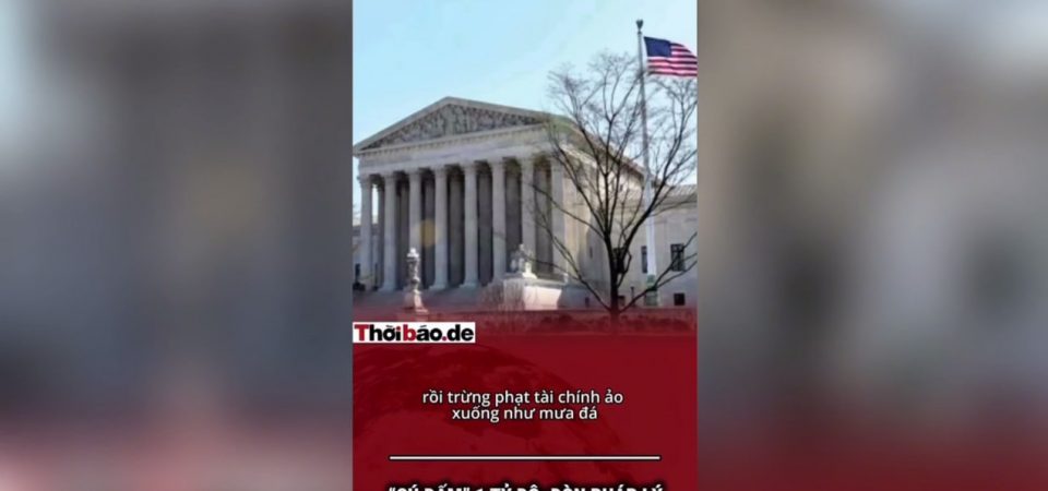 „Cú Đấm“ 1 Tỷ Đô: Đòn Pháp Lý Hay Trò Chơi Chính Trị Toàn Cầu?