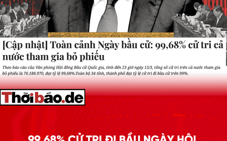 99,68% cử tri đi bầu: ngày hội dân chủ hay buổi lễ đã có kịch bản?