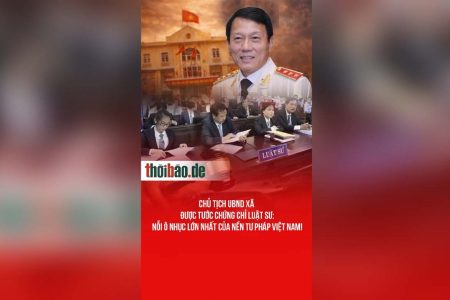 Chủ tịch UBND xã được tước chứng chỉ luật sư: Nỗi ô nhục lớn nhất của nền tư pháp Việt Nam!