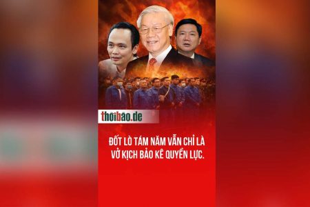 Đốt lò tám năm vẫn chỉ là vở kịch bảo kê quyền lực.