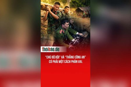 “Chú bộ đội” và “thằng công an” có phải một cách phân vai.