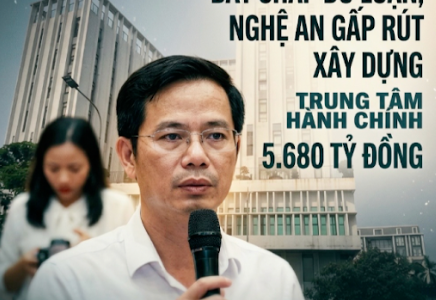 Nghệ An “tỉnh nghèo” chi 5.680 tỷ xây trung tâm hành chính hoành tráng.