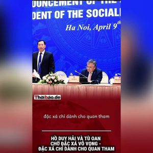 Hồ Duy Hải Và Tù Oan Chờ Đặc Xá Vô Vọng – Đặc Xá Chỉ Dành Cho Quan Tham.