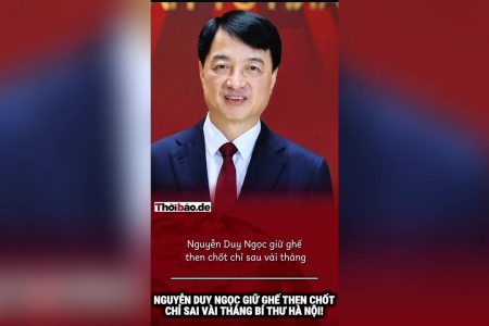 Nguyễn Duy Ngọc giữ ghế then chốt chỉ sau vài tháng Bí thư Hà Nội!