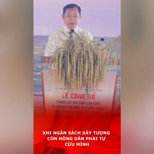 Khi ngân sách xây tượng còn nông dân phải tự cứu mình.