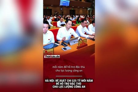 Hà Nội: Đề xuất chi 252 tỷ đồng mỗi năm để hỗ trợ đặc thù cho lực lượng Công an.