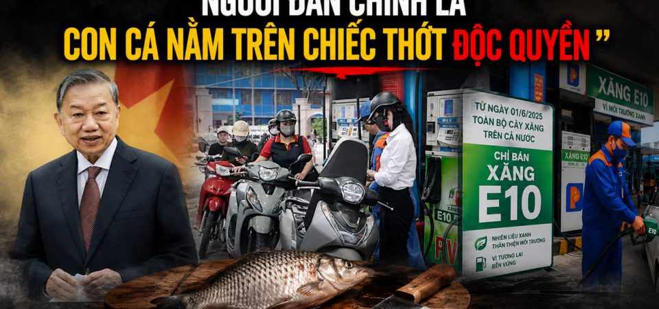 Người dân chính là con cá nằm trên chiếc thớt độc quyền