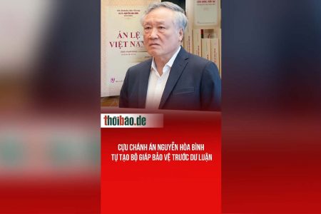 Cựu Chánh án Nguyễn Hòa Bình tự tạo bộ giáp bảo vệ trước dư luận