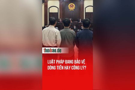 Luật pháp đang bảo vệ dòng tiền hay công lý?