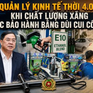 Quản lý kinh tế thời 4.0: Khi chất lượng xăng được bảo hành bằng dùi cui công an