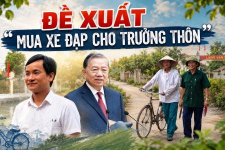 Đề xuất mua xe đạp cho trưởng thôn