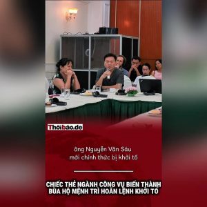 Chiếc thẻ ngành công vụ biến thành bùa hộ mệnh trì hoãn lệnh khởi tố