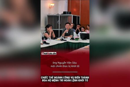 Chiếc thẻ ngành công vụ biến thành bùa hộ mệnh trì hoãn lệnh khởi tố