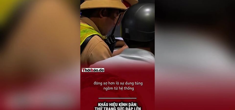 Khẩu hiệu kính dân: Thứ trang sức đắp lên bộ sắc phục lạm quyền