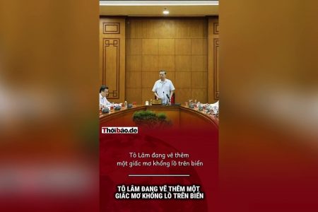 Tô Lâm đang vẽ thêm một giấc mơ khổng lồ trên biển