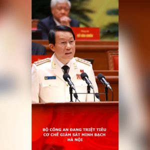 Bộ Công an đang triệt tiêu cơ chế giám sát minh bạch