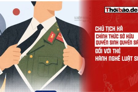 Chủ tịch xã chính thức sở hữu „quyền sinh quyền sát“ đối với thẻ hành nghề luật sư