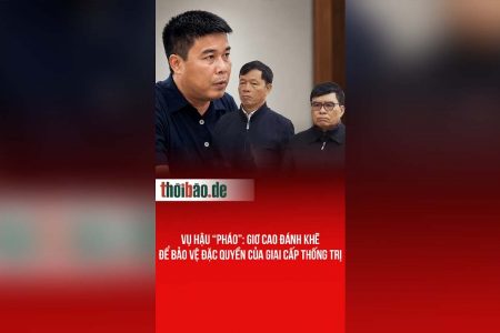 Vụ Hậu “pháo”: Giơ cao đánh khẽ để bảo vệ đặc quyền của giai cấp thống trị