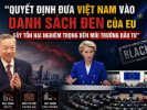Quyết định đưa Việt Nam vào danh sách đen của EU gây tổn hại nghiêm trọng đến môi trường đầu tư
