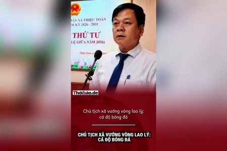 Chủ tịch xã vướng vòng lao lý: Cá độ bóng đá