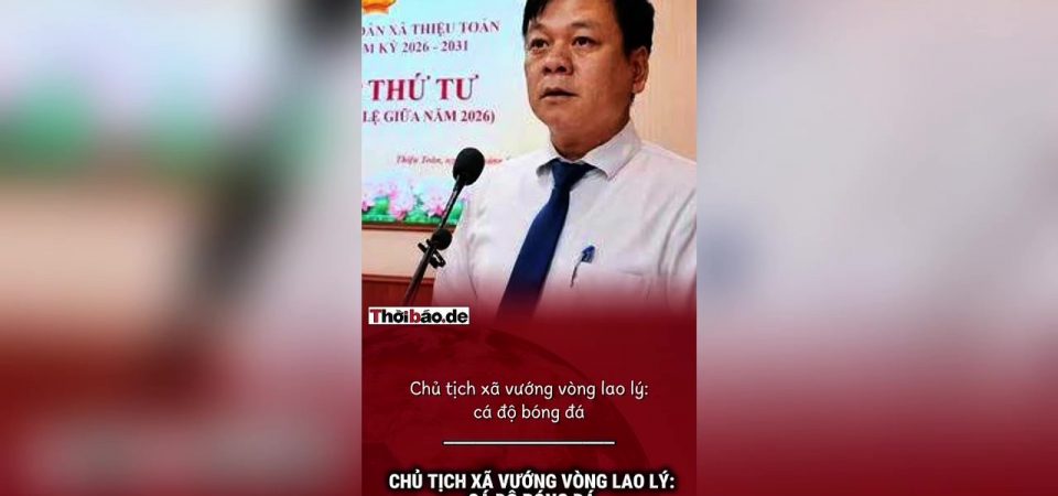 Chủ tịch xã vướng vòng lao lý: Cá độ bóng đá