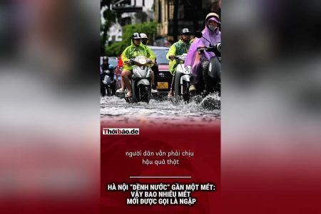 Hà Nội “dềnh nước” gần một mét: Vậy bao nhiêu mét mới được gọi là ngập?