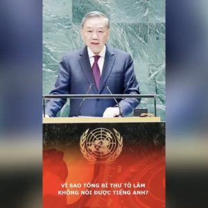 Vì sao Tổng Bí thư Tô Lâm không nói được tiếng Anh?