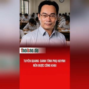 Tuyên Quang: Danh tính phụ huynh nên được công khai